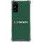 University of Miami Horizontal Mark on Green Galaxy S20 FE Clear Case